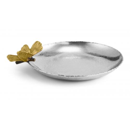 Мелочница 17,5х14 см Michael Aram Butterfly Ginkgo стальная