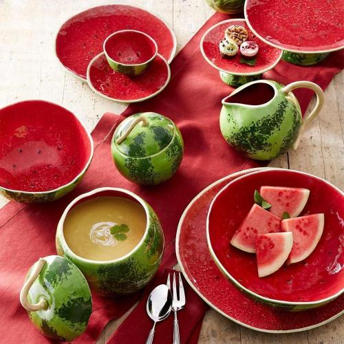 Тарелка закусочная 21 см Bordallo Pinheiro Watermelon