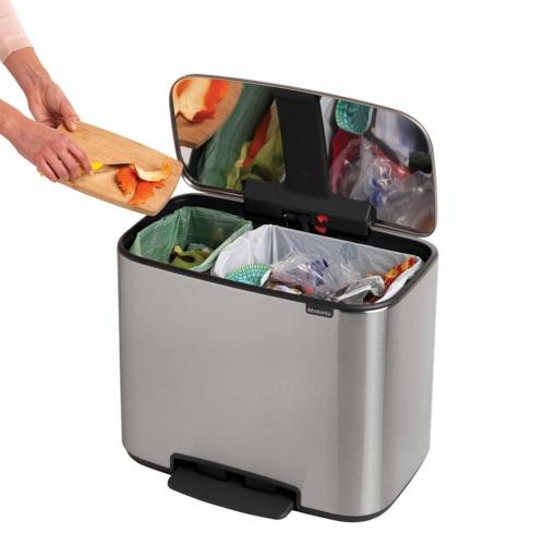 Мусорный бак 34 л Brabantia Bo Pedal Bin стальной