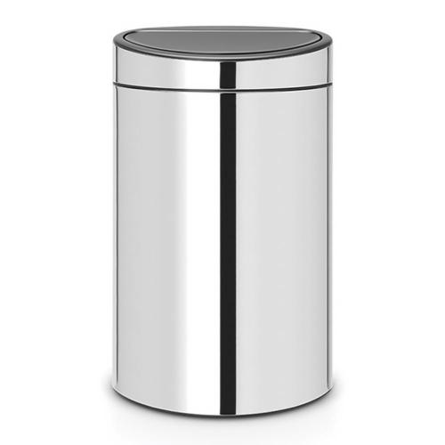 Ведро для мусора 10/23 л Brabantia Touch Bin стальное