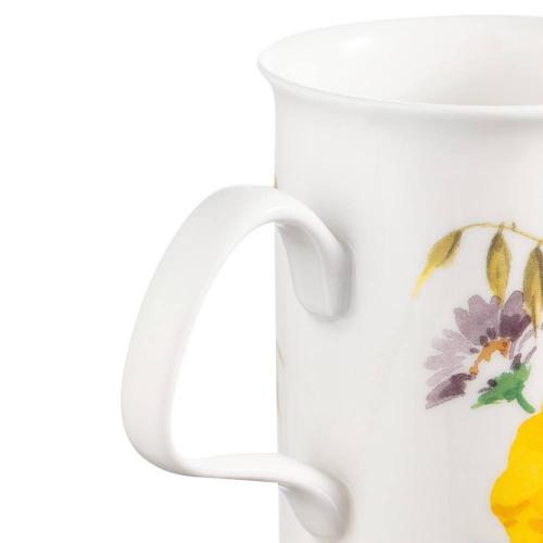 Кружка 320 мл Roy Kirkham Floral белая