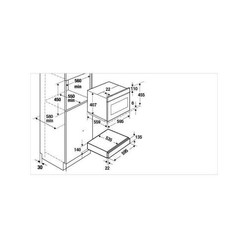 Встраиваемый вакууматор 60 см Kuppersbusch K.8 CSV 6800.0 W4 Gold