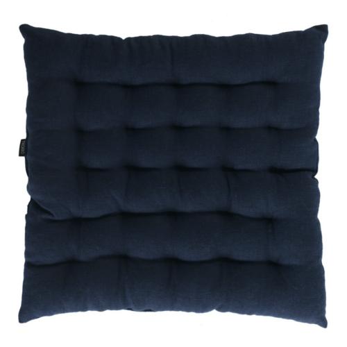 Подушка на стул 40х40 см Tkano Essential синяя