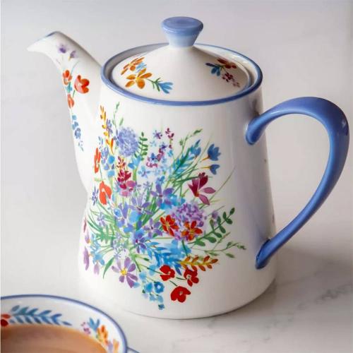 Чайник заварочный 900 мл Kitchen Craft London Pottery голубой