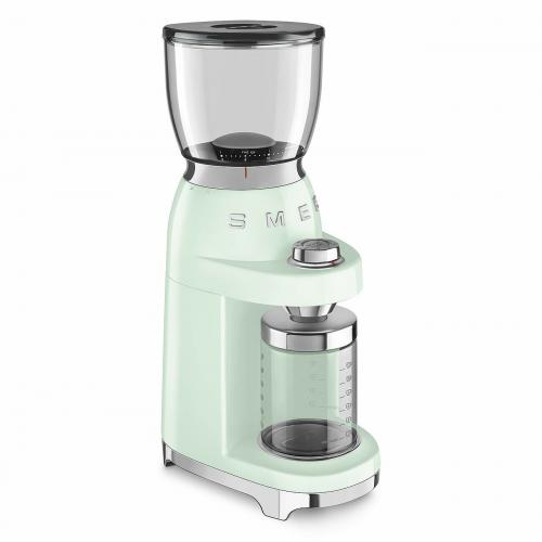 Кофемолка электрическая SMEG 50’s Style CGF11PGEU зеленая