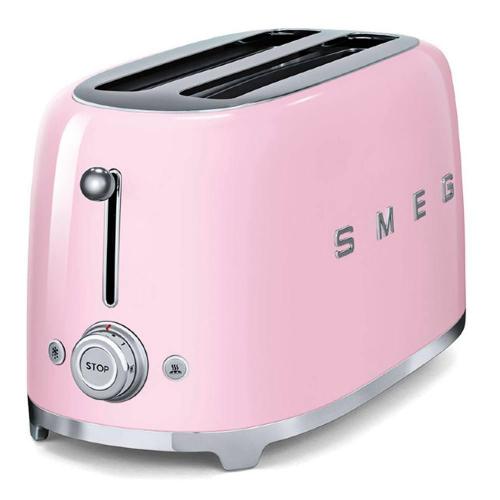 Тостер на 4 ломтика Smeg 50's Style TSF02PKEU розовый