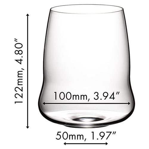 Бокал для красного вина 670 мл Riedel Restaurant Stemless Wings