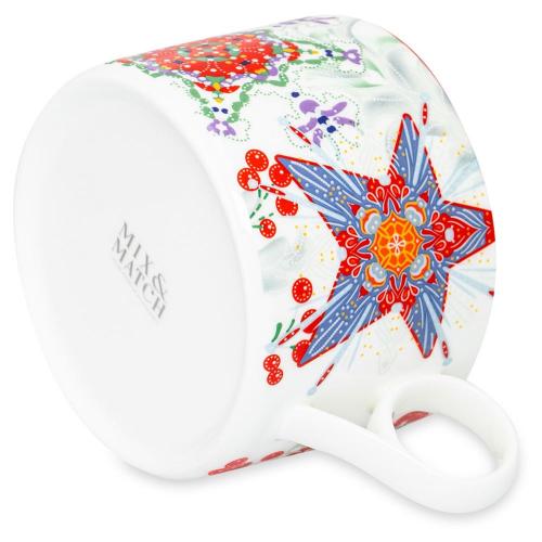 Чайная пара 200 мл Mix&Match Home Happy Star белая