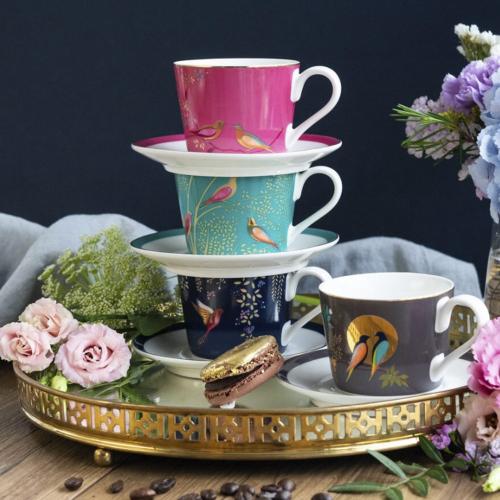 Чайная пара 200 мл Portmeirion Sara Miller London for Portmeirion розовая