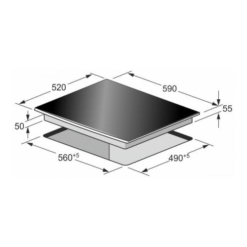 Индукционная варочная панель 59х52 см Kaiser Avantgarde Pro KCT 6730 FIG