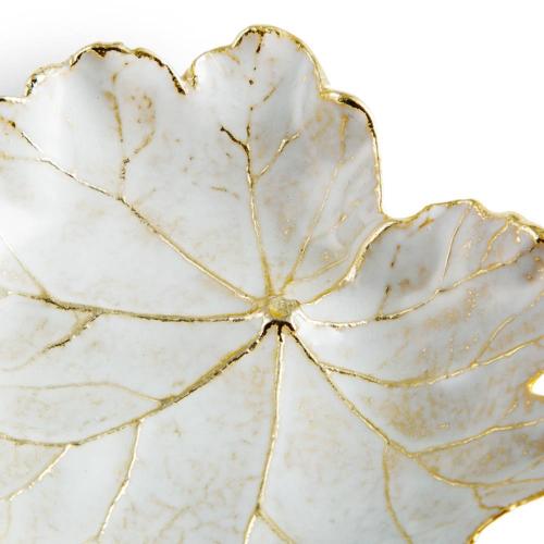 Сервировочное блюдо 11х10х2,5 см Michael Aram Winter Leaves белое