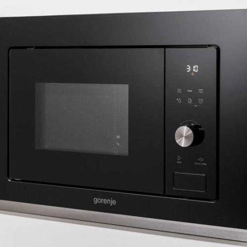 Встраиваемая микроволновая печь 59,5х38,8 см Gorenje Advanced BM201AG1BG черная
