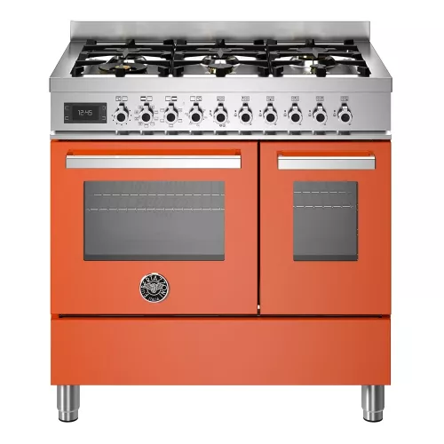 Варочный центр 89,5х60 см Bertazzoni Professional PRO96L2EART оранжевый - 1 фото