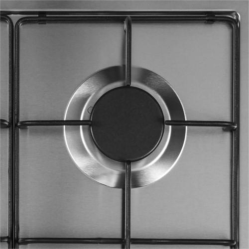 Газовая варочная панель 60х51 см LEX Fullmetall GVS 644-1 IX стальная