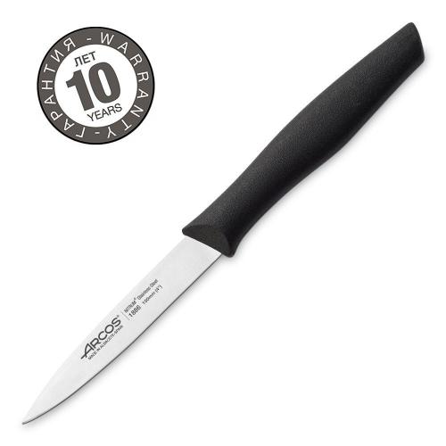 Нож овощной 10 см Arcos Nova черный
