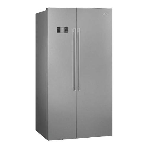 Холодильник Side-by-Side 179х90,8 см SMEG Universal SBS63XDE стальной - 1 фото