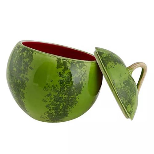 Супница 22х30 см 4 л Bordallo Pinheiro Watermelon зеленая