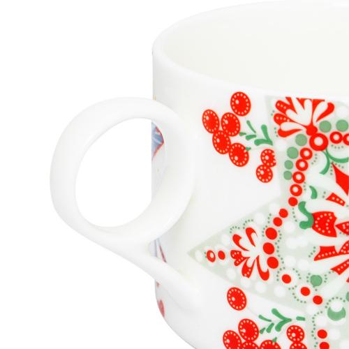 Чайная пара 200 мл Mix&Match Home Happy Star белая