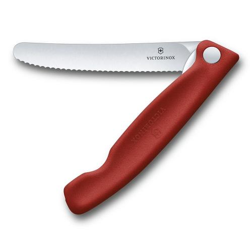 Кухонный нож овощной 11 см Victorinox Swiss Classic красный