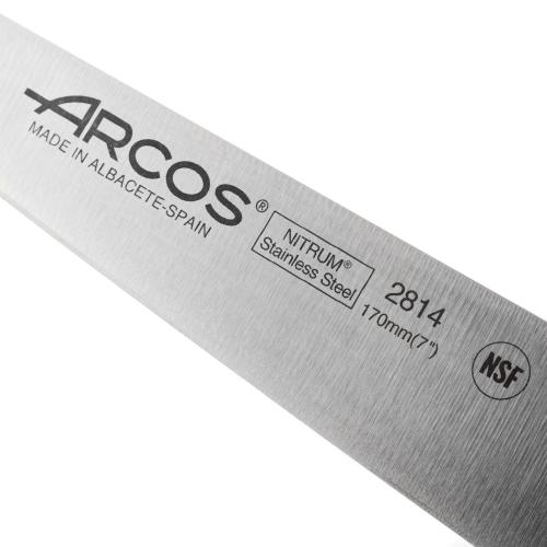 Нож разделочный 17 см Arcos Universal черный