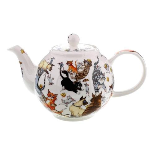 Чайник Кошачьи игры 1,2 л Dunoon Teapots Comical Animals