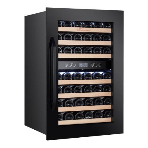 Встраиваемый винный шкаф на 42 бутылки Libhof Connoisseur CTD-46 черный
