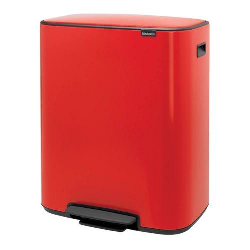 Мусорный бак 2x30 л Brabantia Bo Touch Bin красный