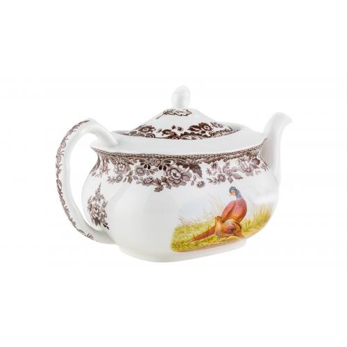 Чайник заварочный 1,3 л Spode Английские охотничьи мотивы белый