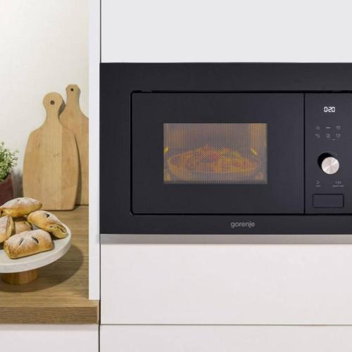 Встраиваемая микроволновая печь 59,5х38,8 см Gorenje Advanced BM201AG1BG черная
