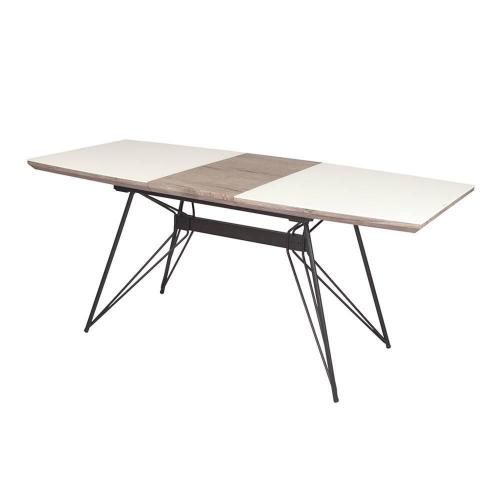 Обеденный стол раскладной 140х80 см M&K Лайк белый