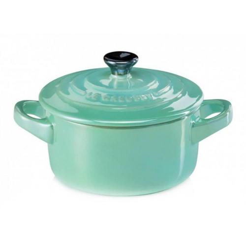 Кокотница керамическая 250 мл Le Creuset Metallics мята