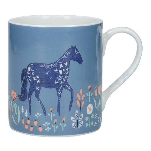 Кружка Woodcut Horse 330 мл Kitchen Craft Can Mugs - 1 фото