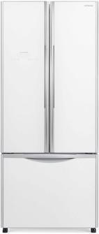 Холодильник 178х68 см Hitachi French Bottom Freezer R-WB482PU2 GPW белое стекло