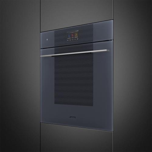 Электрический духовой шкаф 59,7 см SMEG Linea SOP6104TPG стальной