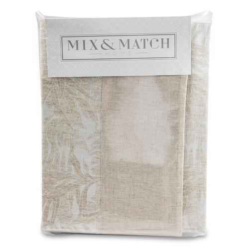 Скатерть 150х350 см Mix&Match Ботаника бежевая