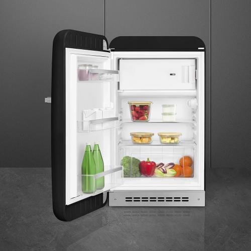 Холодильник 97х54,5 см SMEG 50’s Style FAB10LBL6 черный