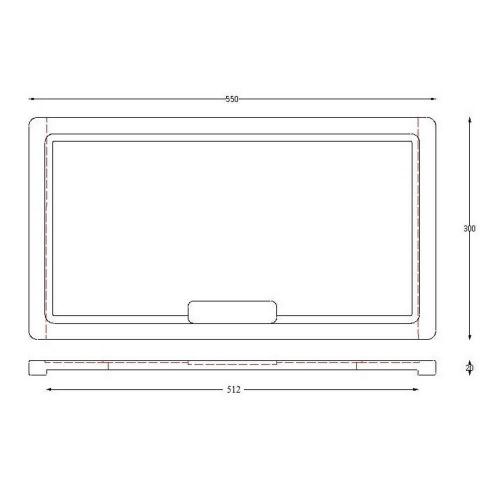 Разделочная доска S3100 55х30 см Reginox