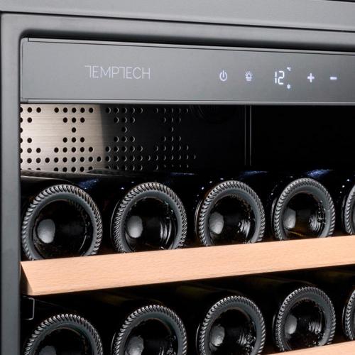 Встраиваемый винный шкаф на 18 бутылок Temptech Oslo OZ45SB черный