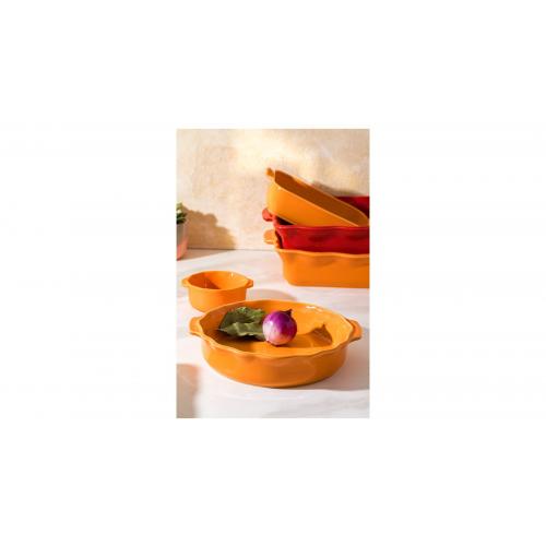 Блюдо для запекания 22,5 см Esprit de cuisine Festonne оранжевое