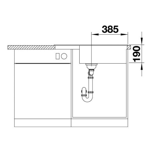 Кухонная мойка 78 см Blanco Zia XL 6 S Compact кофе