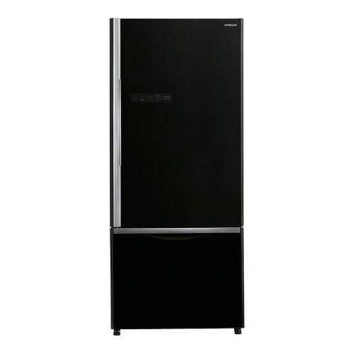 Холодильник 180х68 см Hitachi Bottom Freezer R-B502PU6 GBК черное стекло