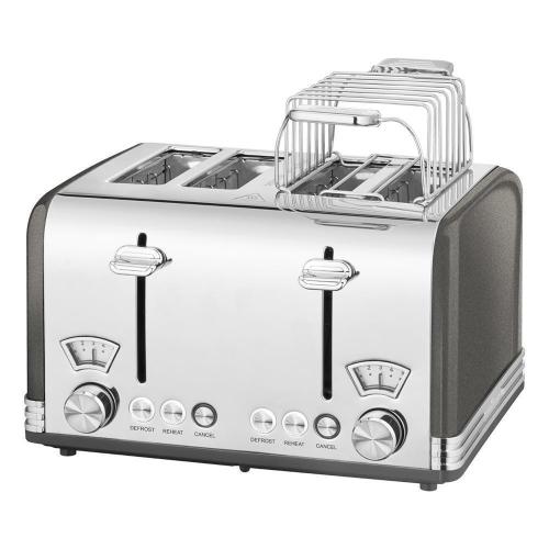 Тостер на 4 ломтика Profi Cook PC-TA 1194 серый