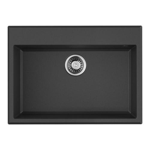 Кухонная мойка 68 см Omoikiri Solidity Tedori 68-BL черная
