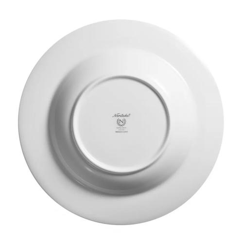 Тарелка суповая 22 см 300 мл Noritake Trefolio Gold белая