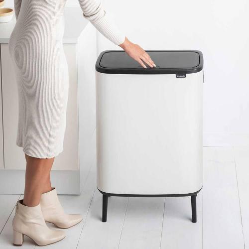 Мусорный бак 60 л Brabantia Bo Touch Bin Hi белый