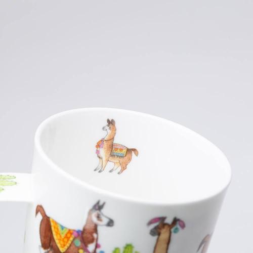 Кружка Ламы 600 мл Dunoon Henley Comical Animals