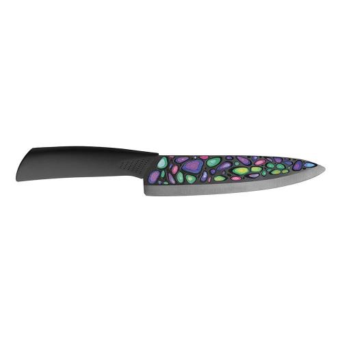 Нож поварской 17,5 см Mikadzo Imari Black черный