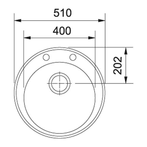 Кухонная мойка 51 см Franke Ronda ROG 610-41 белая - 2 фото