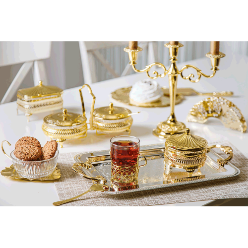 Салфетница 17,5х8 см Queen Anne золотая