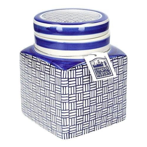 Банка для сыпучих продуктов Lattice 1 л Kitchen Craft London Pottery Out Of The Blue